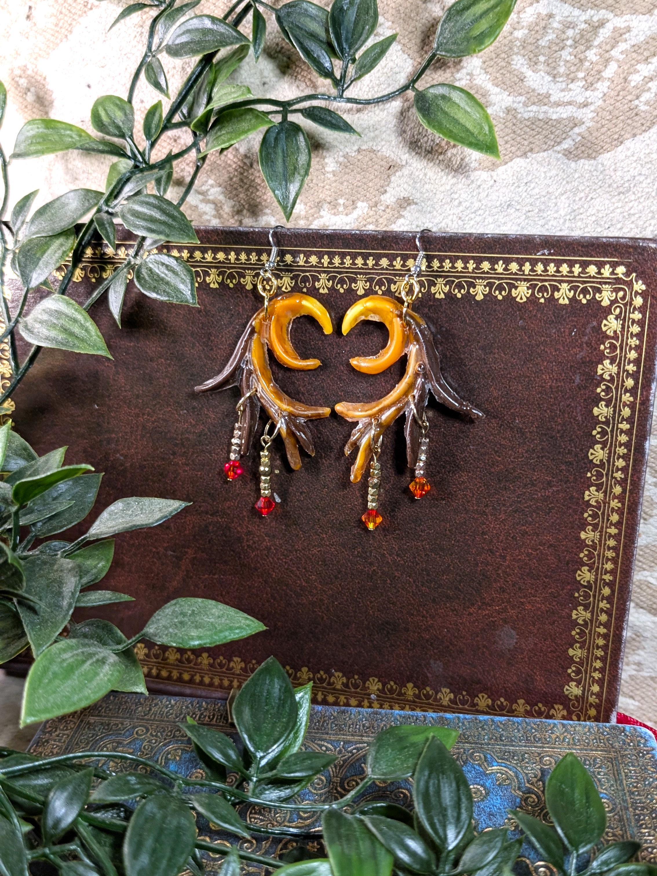 Flare Earrings in Firebird - Image 3