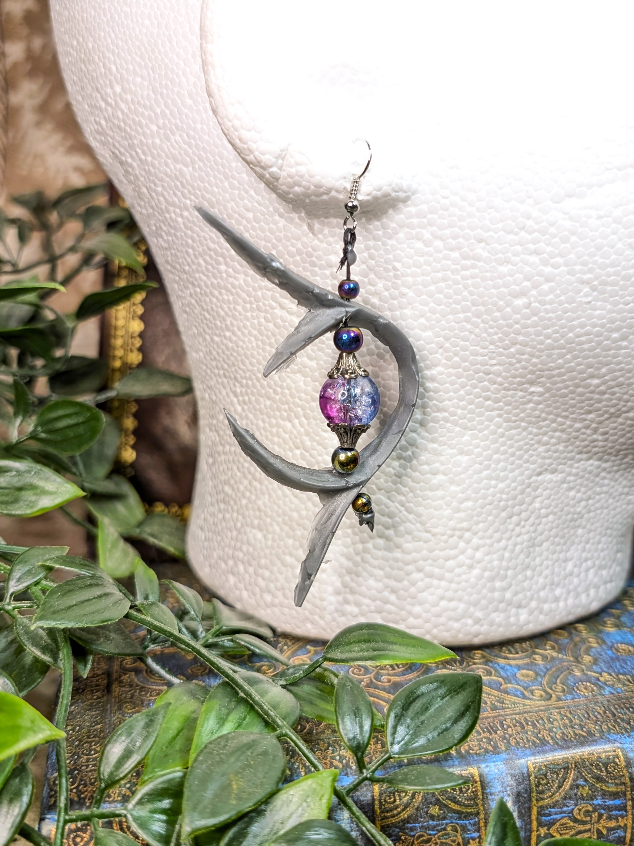 Eclipse Earrings in Silver - Image 2