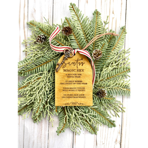 Santa's Magic Key | Unique Holiday Gift for Kids | Key for Santa | Magic Christmas Eve Key