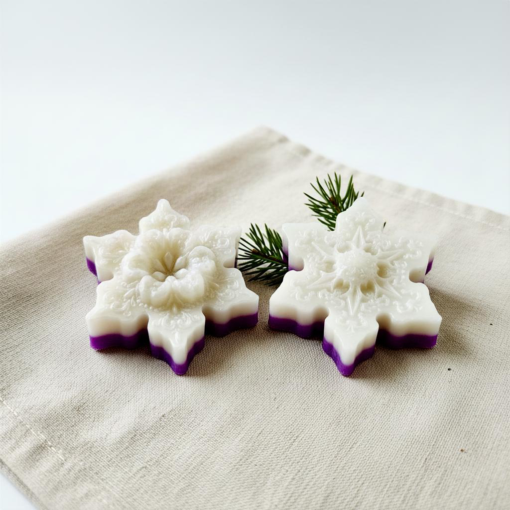 A Gift for Her. . . Winter Frost Snowflake Soaps - Four Fresh Scent Options! - Image 2