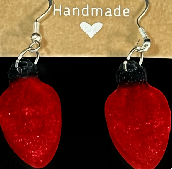 Christmas Light Dangle Earrings - Image 2