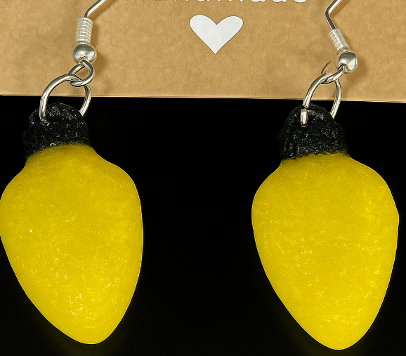 Christmas Light Dangle Earrings - Image 3