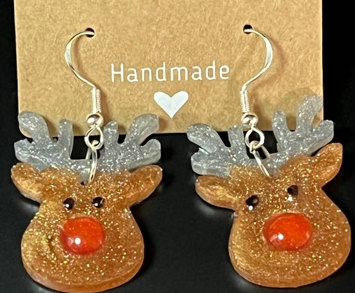 Holiday Resin Earrings
