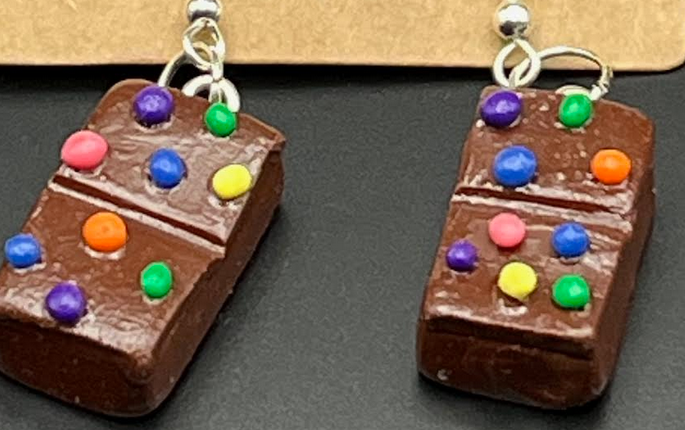 Cosmic Brownie Earrings