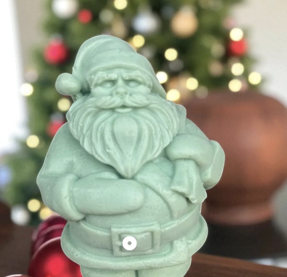 3 Santa Soaps - Perfect Stocking Stuffers!