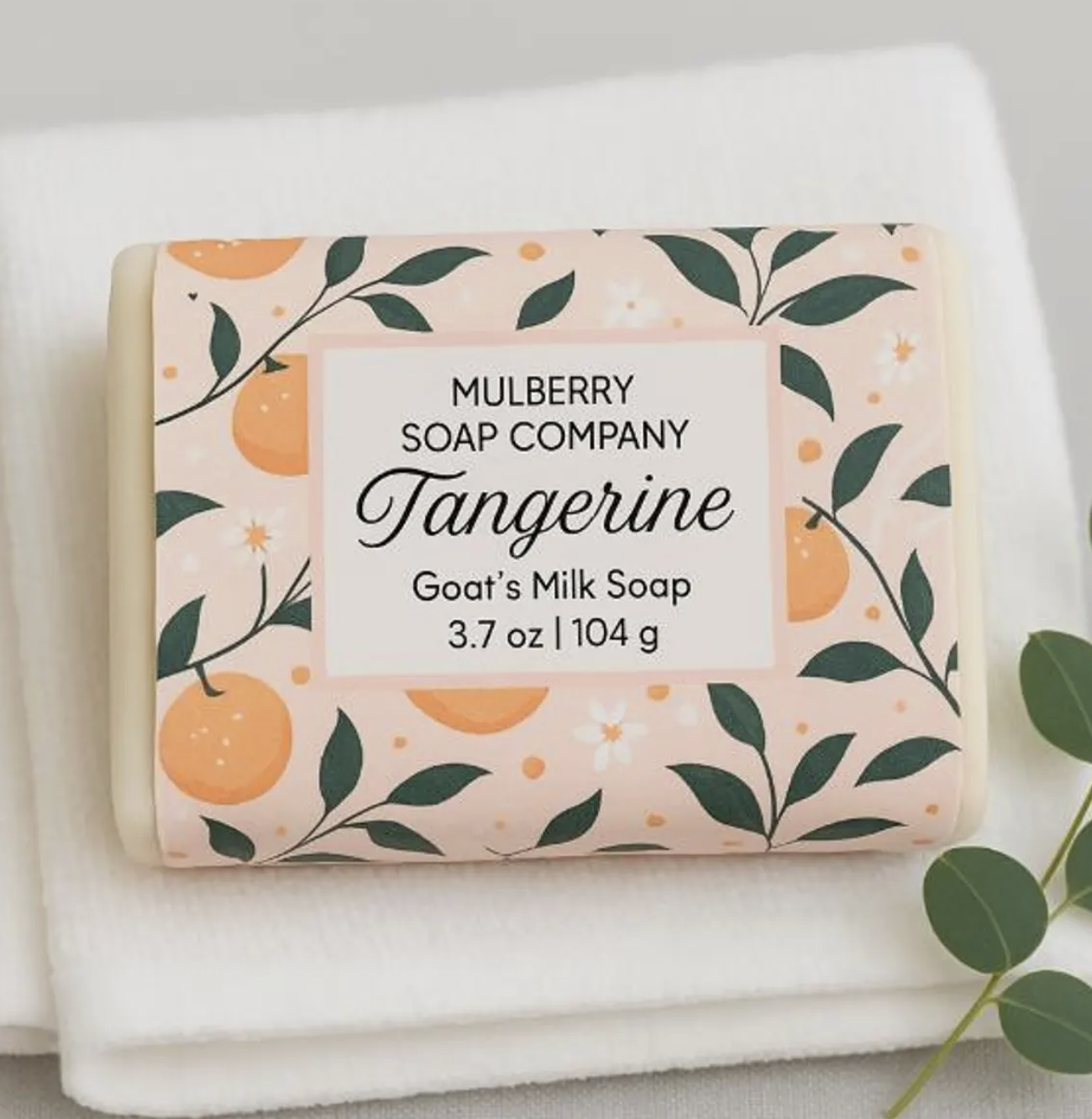 Tangerine Goat’s Milk Soap – Set of 3