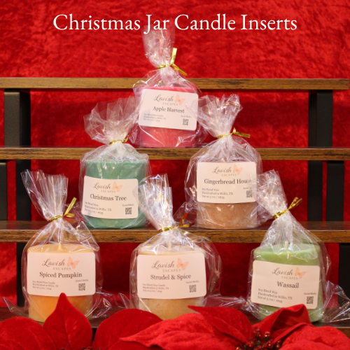 Candle Inserts for Ceramic Christmas Jars