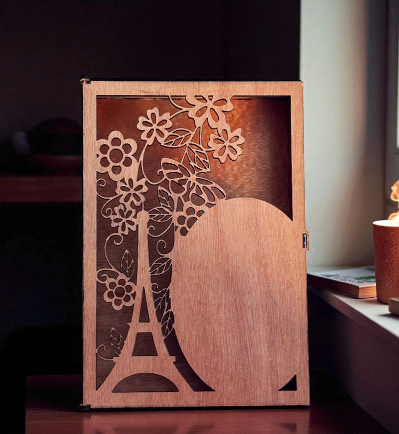 Eiffel Tower Laser-Cut Box