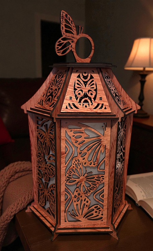 Large Butterfly Lantern