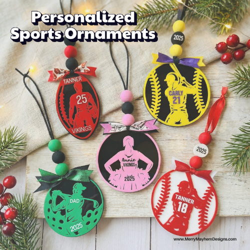 Custom Sports Player Ornament – Perfect Gift for Athletes & Fans