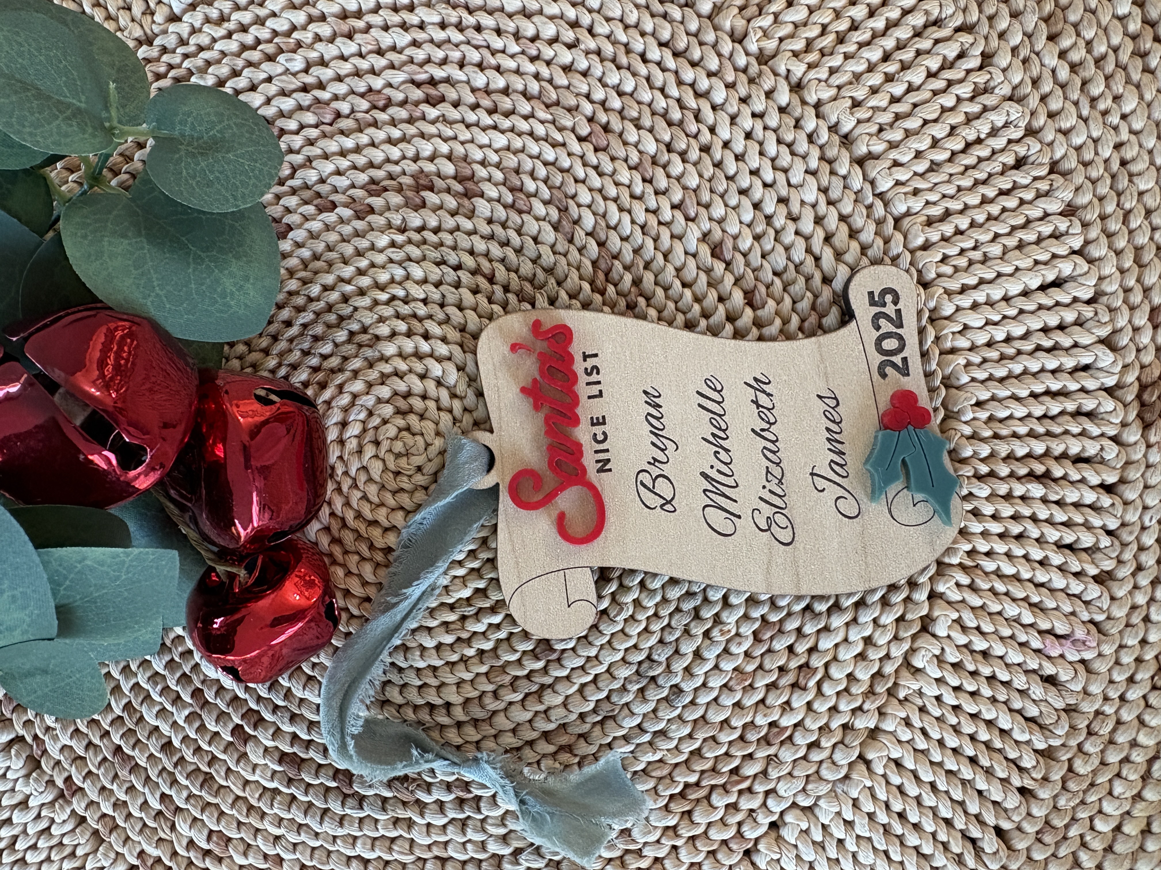 Santa's Nice List Ornament