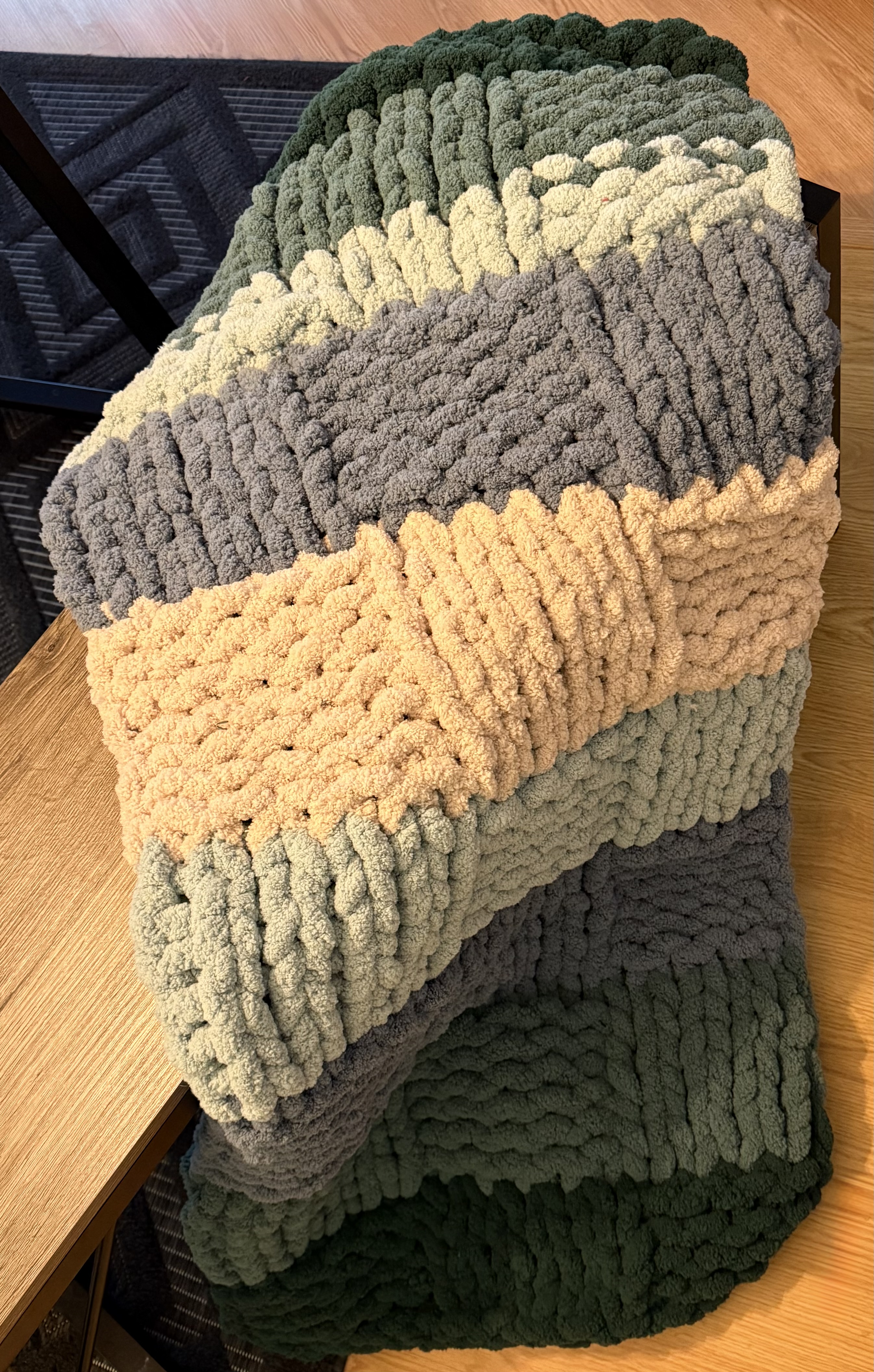 Chunky Knit Blanket - 60" x 80"