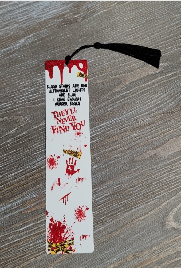 Crime Scene Bookmark