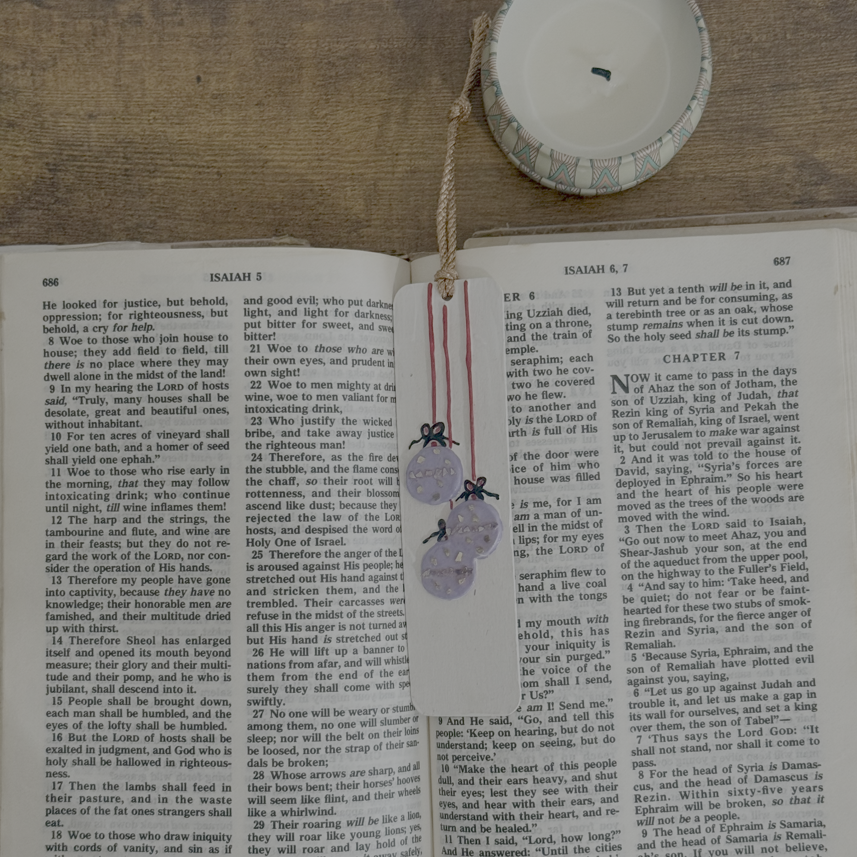 Textured Bookmarks - Christmas