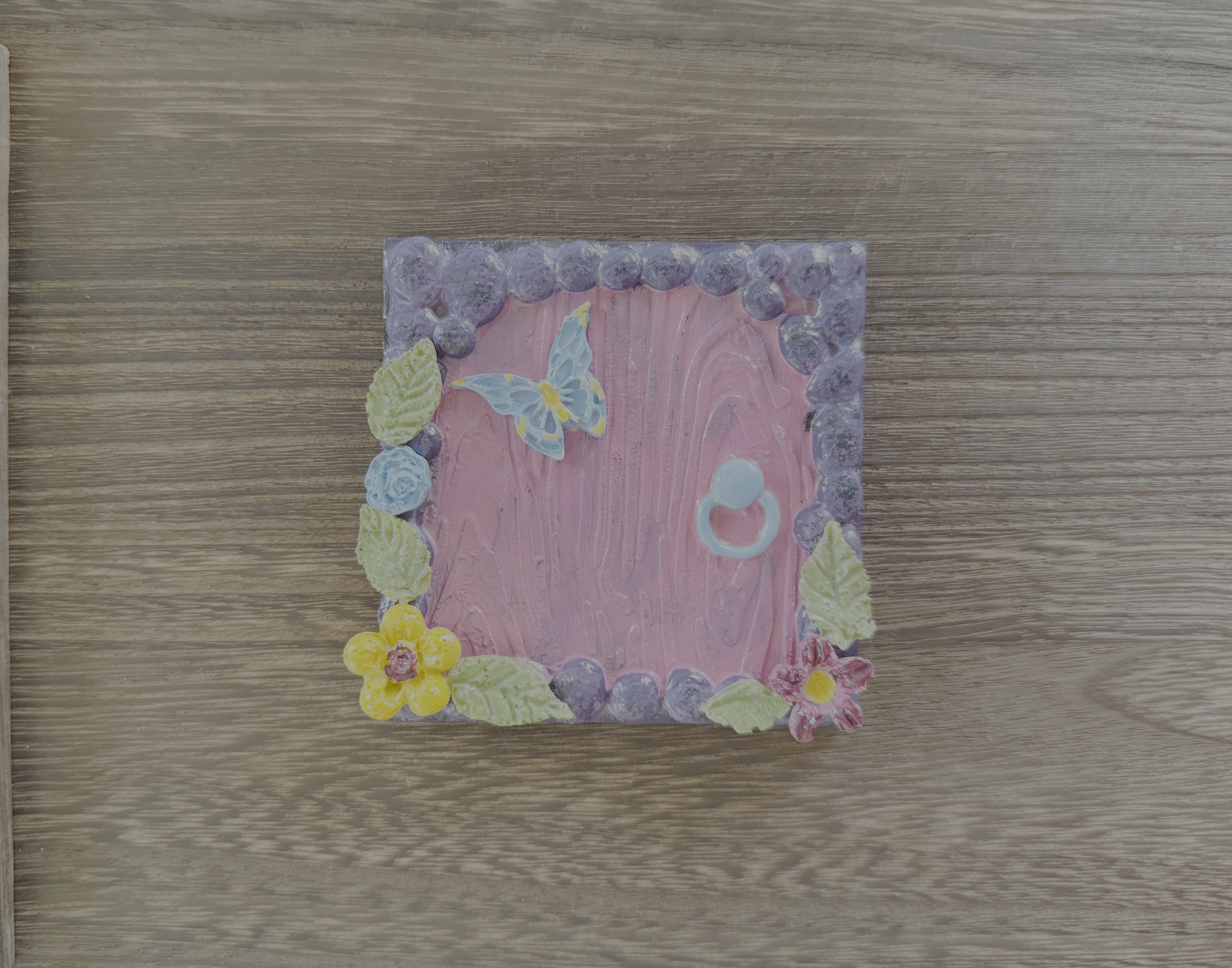 Textured Art Magnets - Magical Door