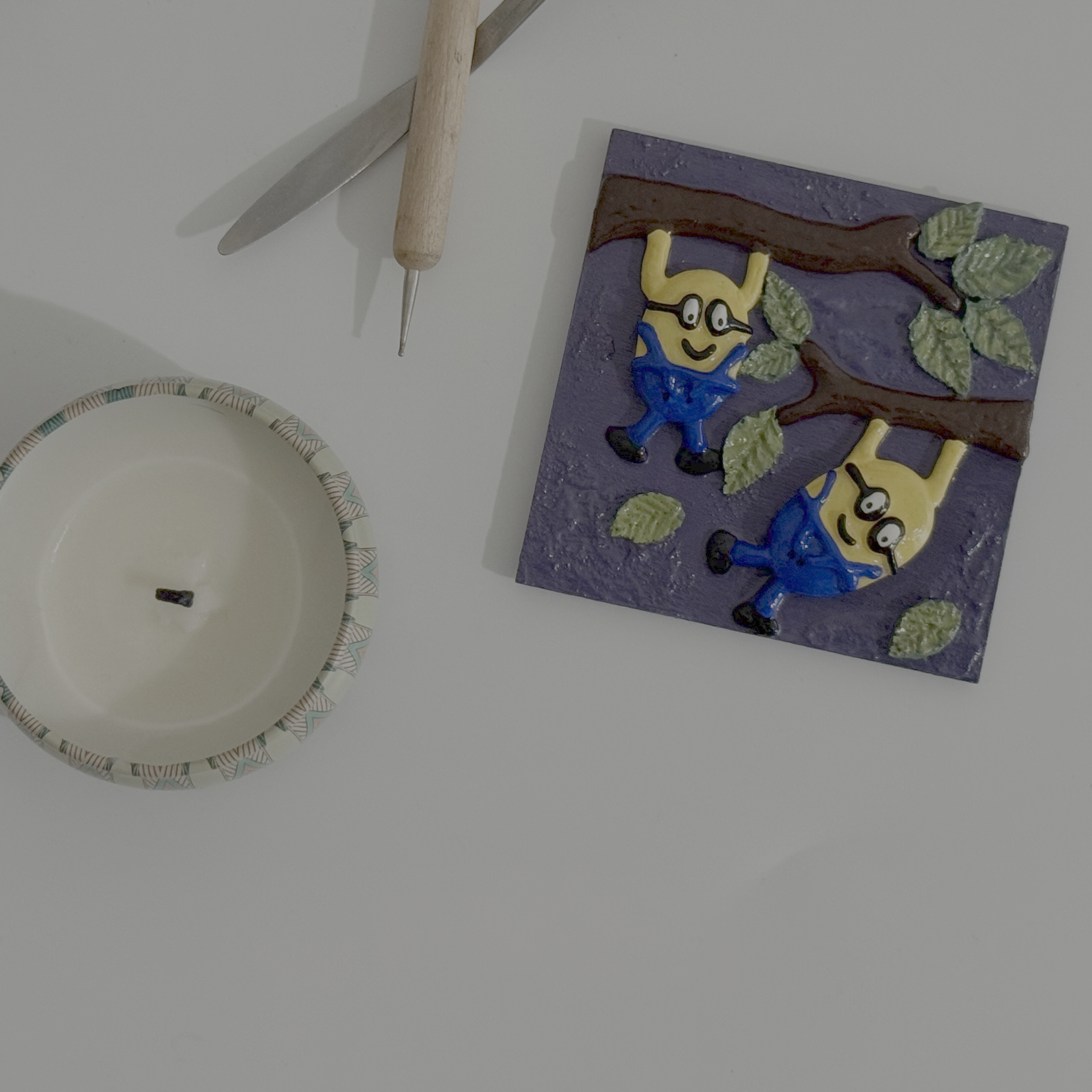 Textured Art Magnets - Minion