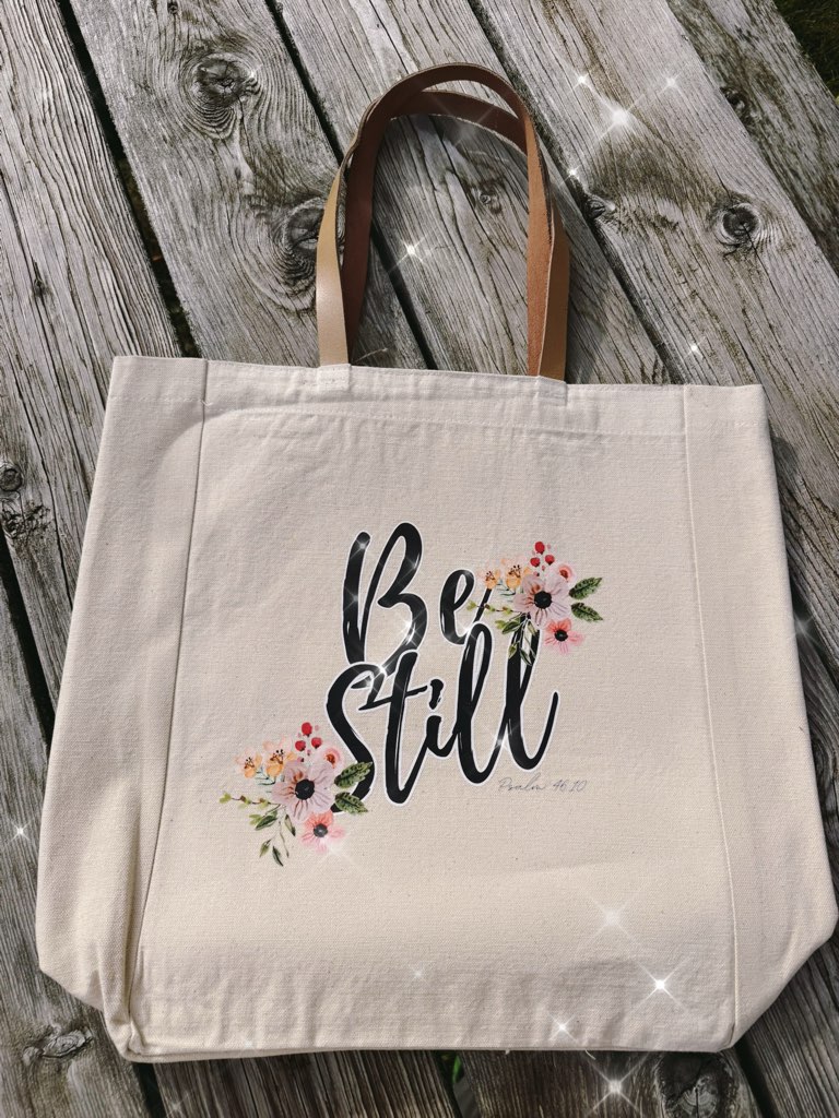 Be Still Canvas Bag