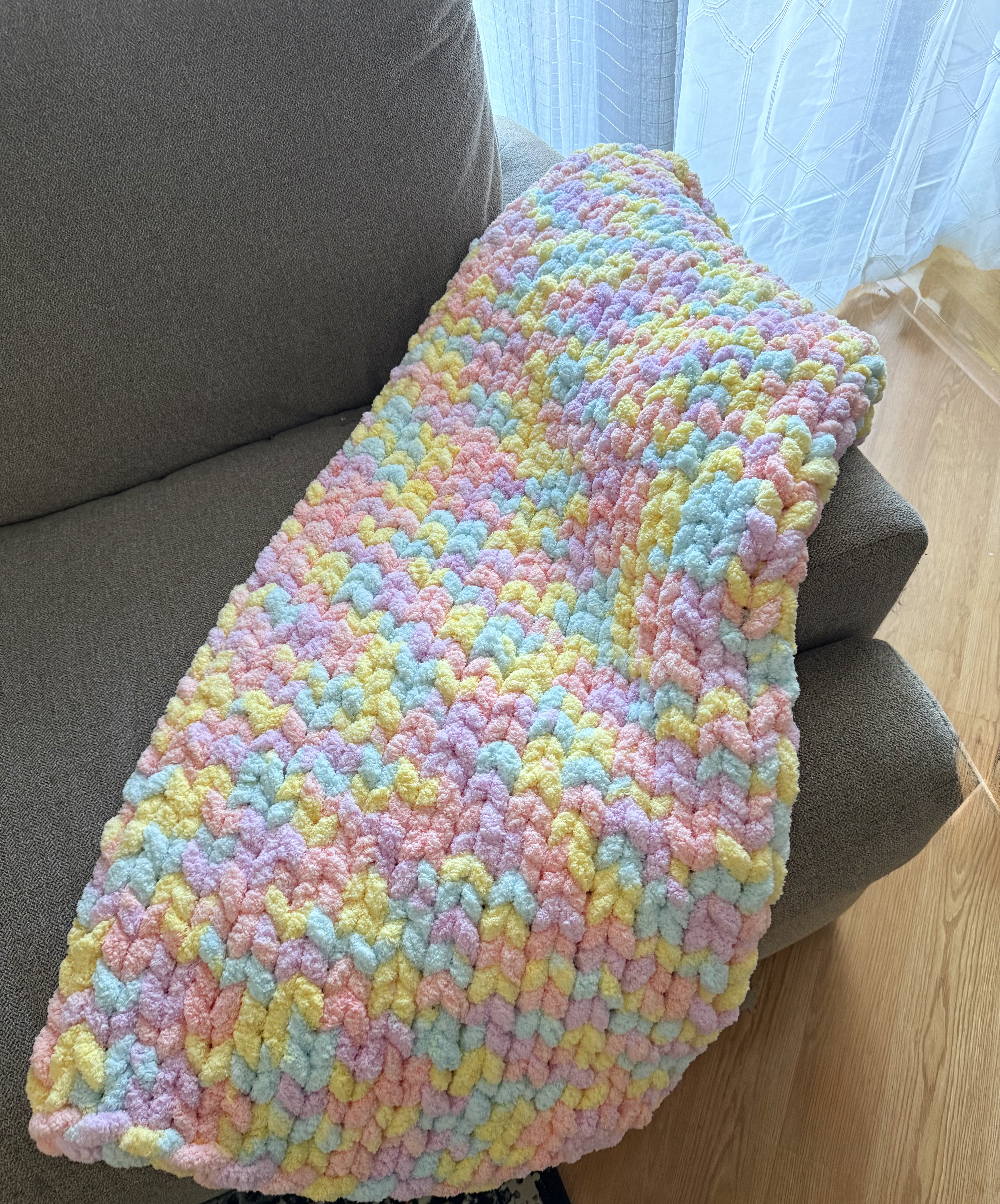 Colorful Couch Throw