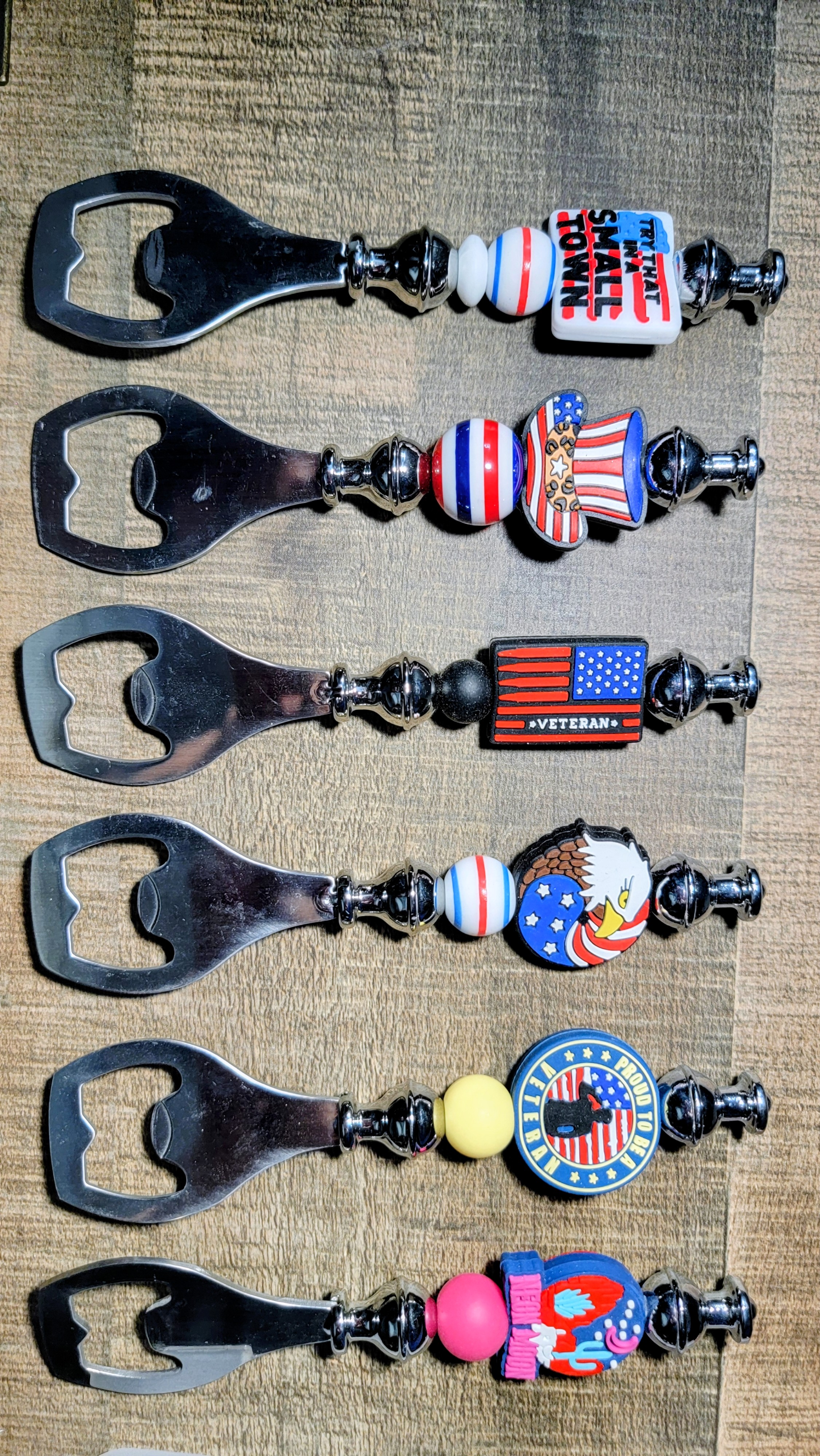 Wine stoppers and bottle openers