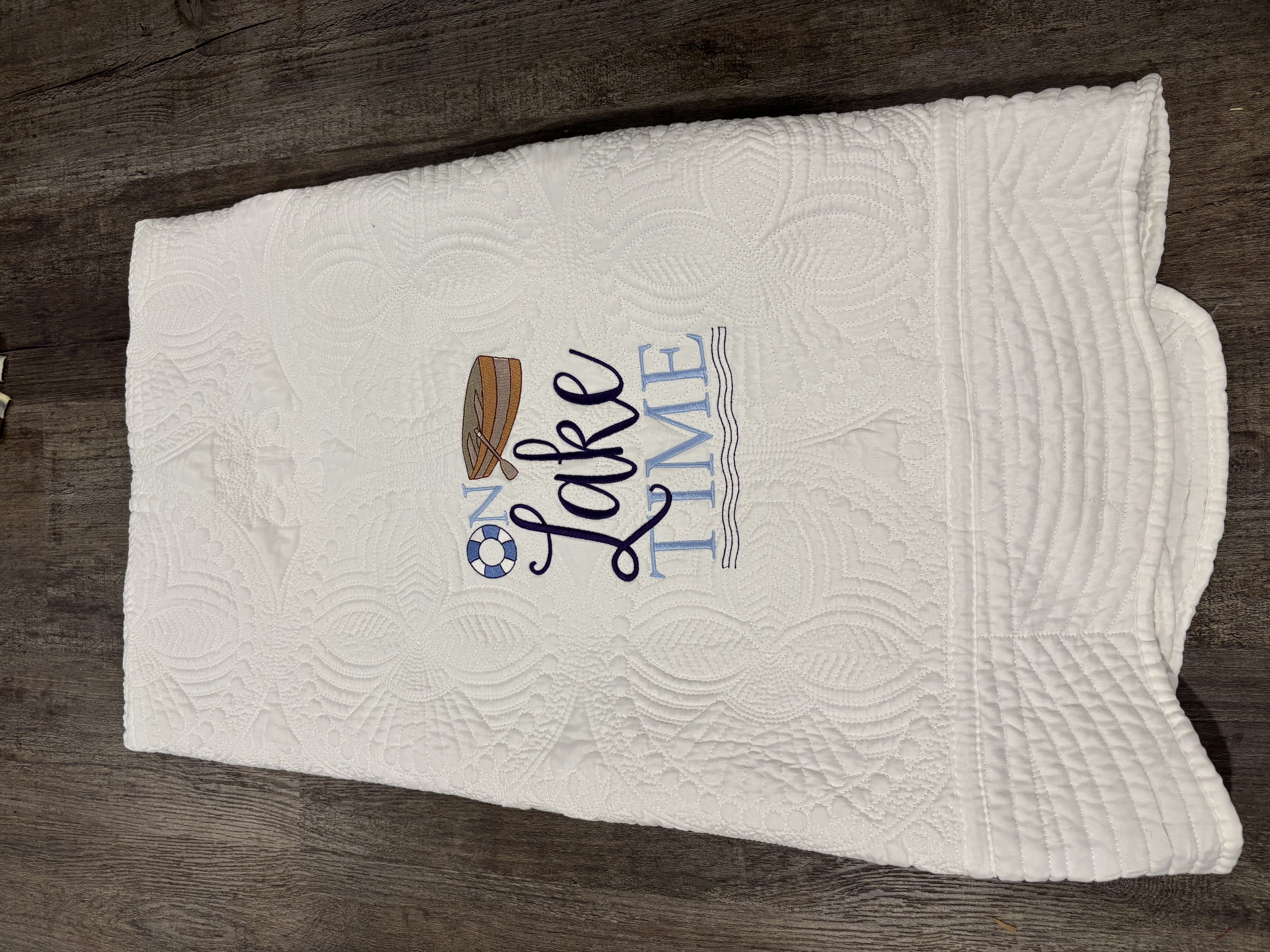 On Lake Time Lap Quilt