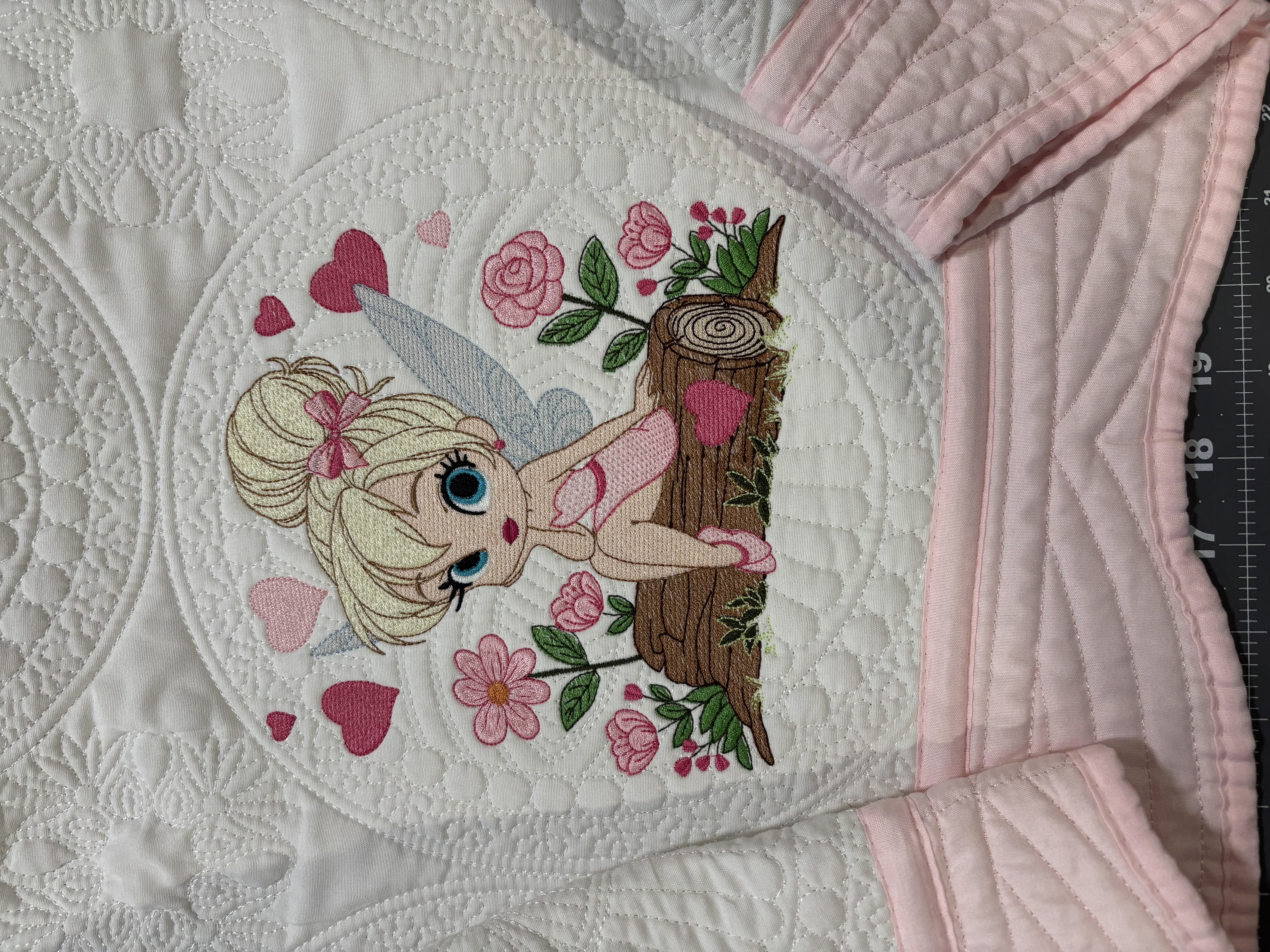 Fairy Heirloom Baby Quilt
