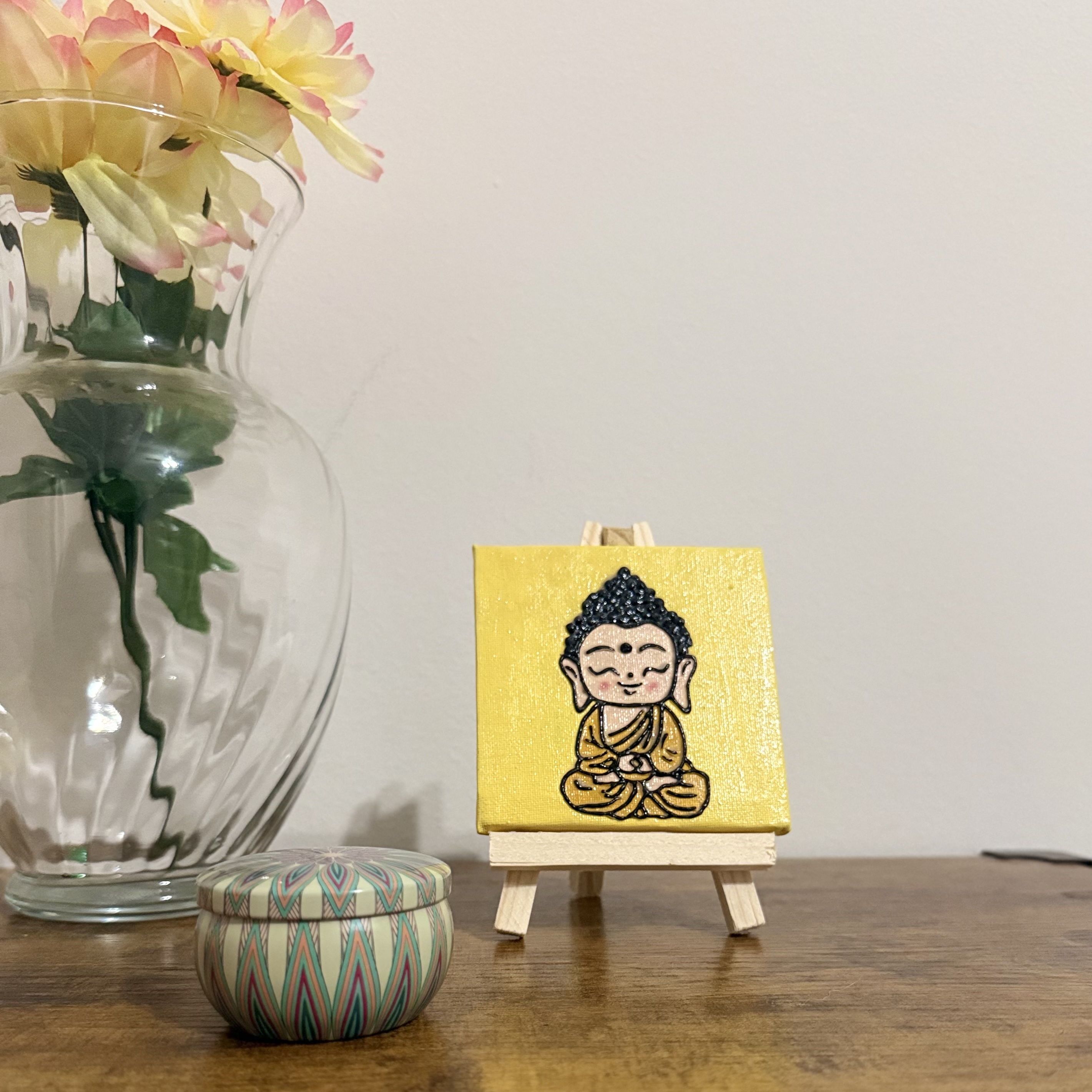Baby Buddha Mini Canvas