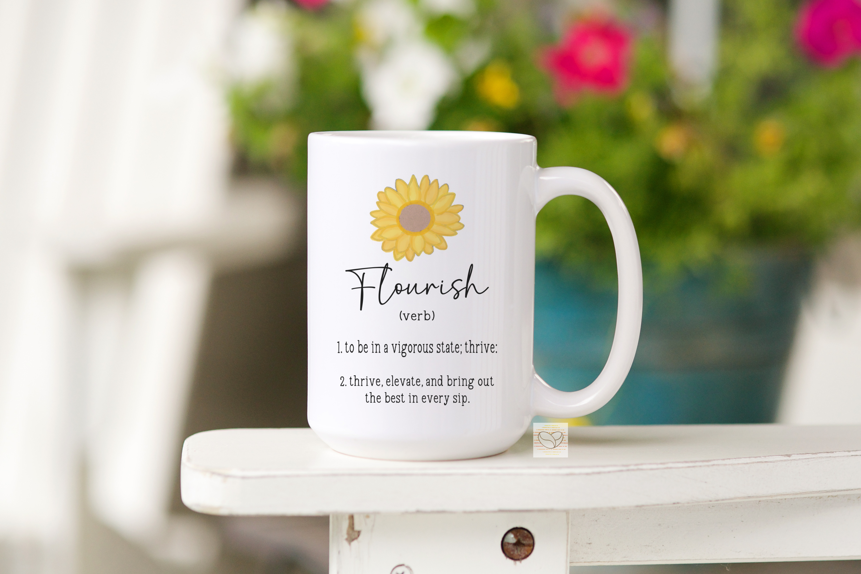 Flourish Word of the Year Mug
