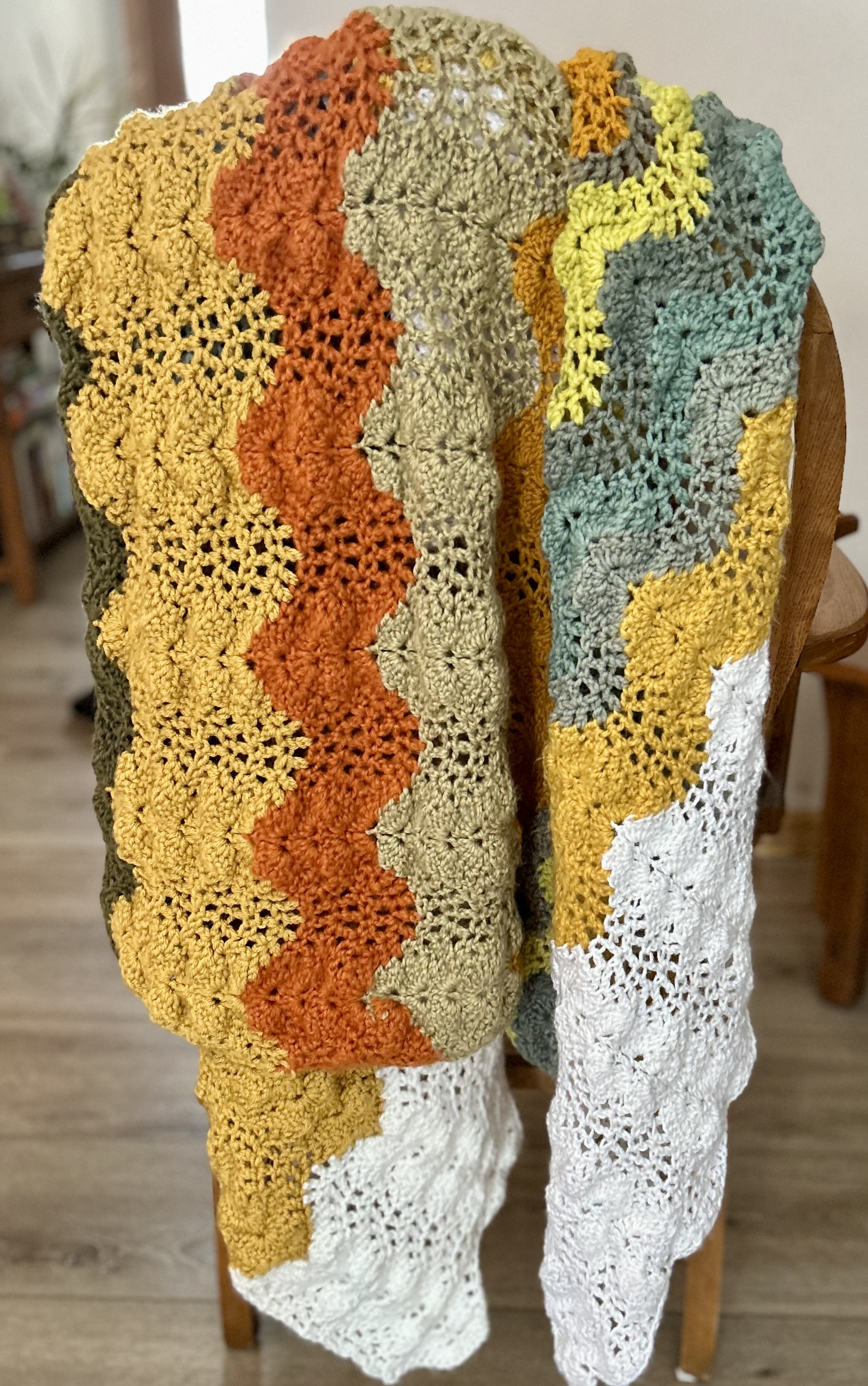 Crocheted Body Size Afghan