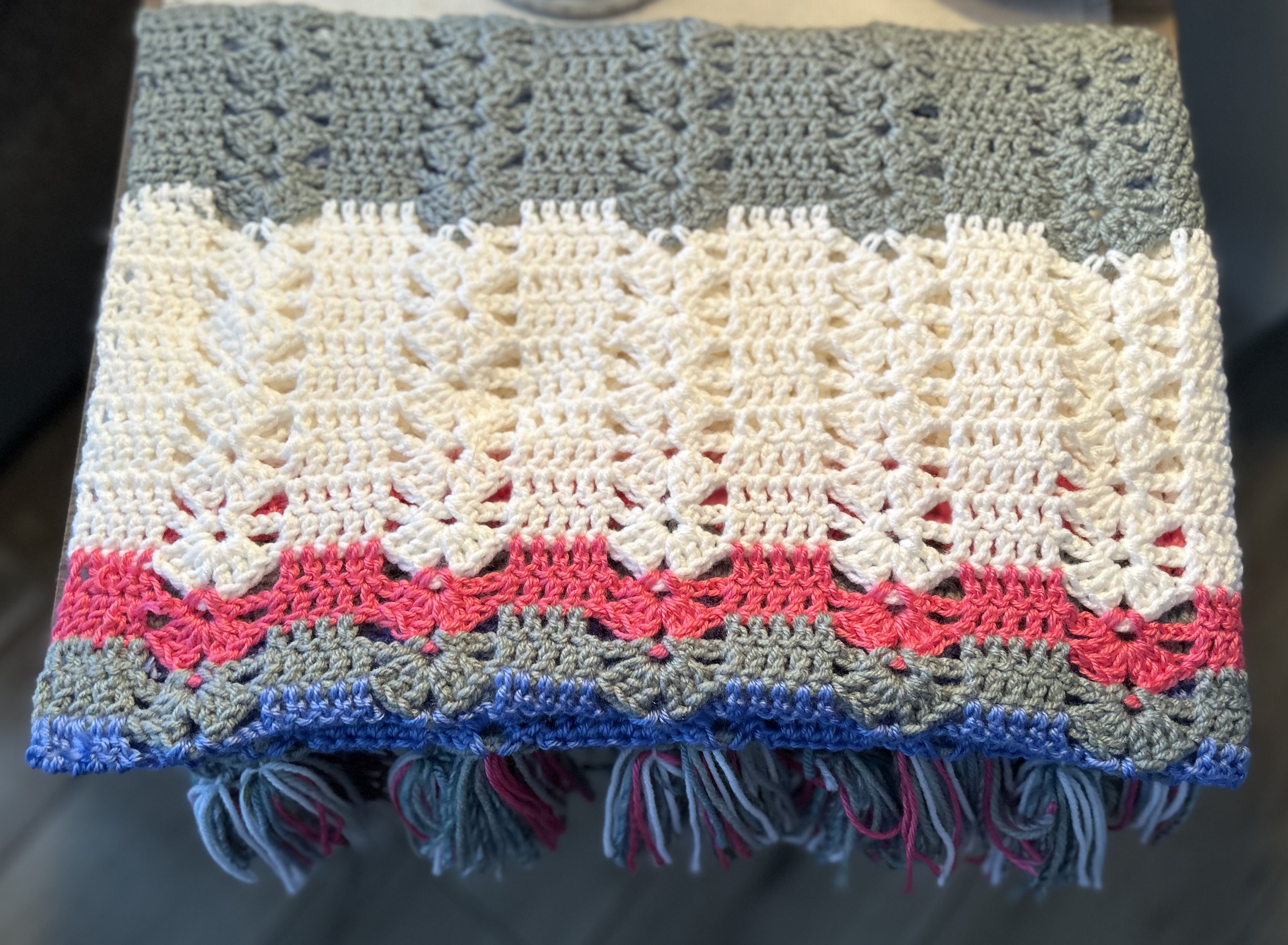 Crocheted Body Size Afghan