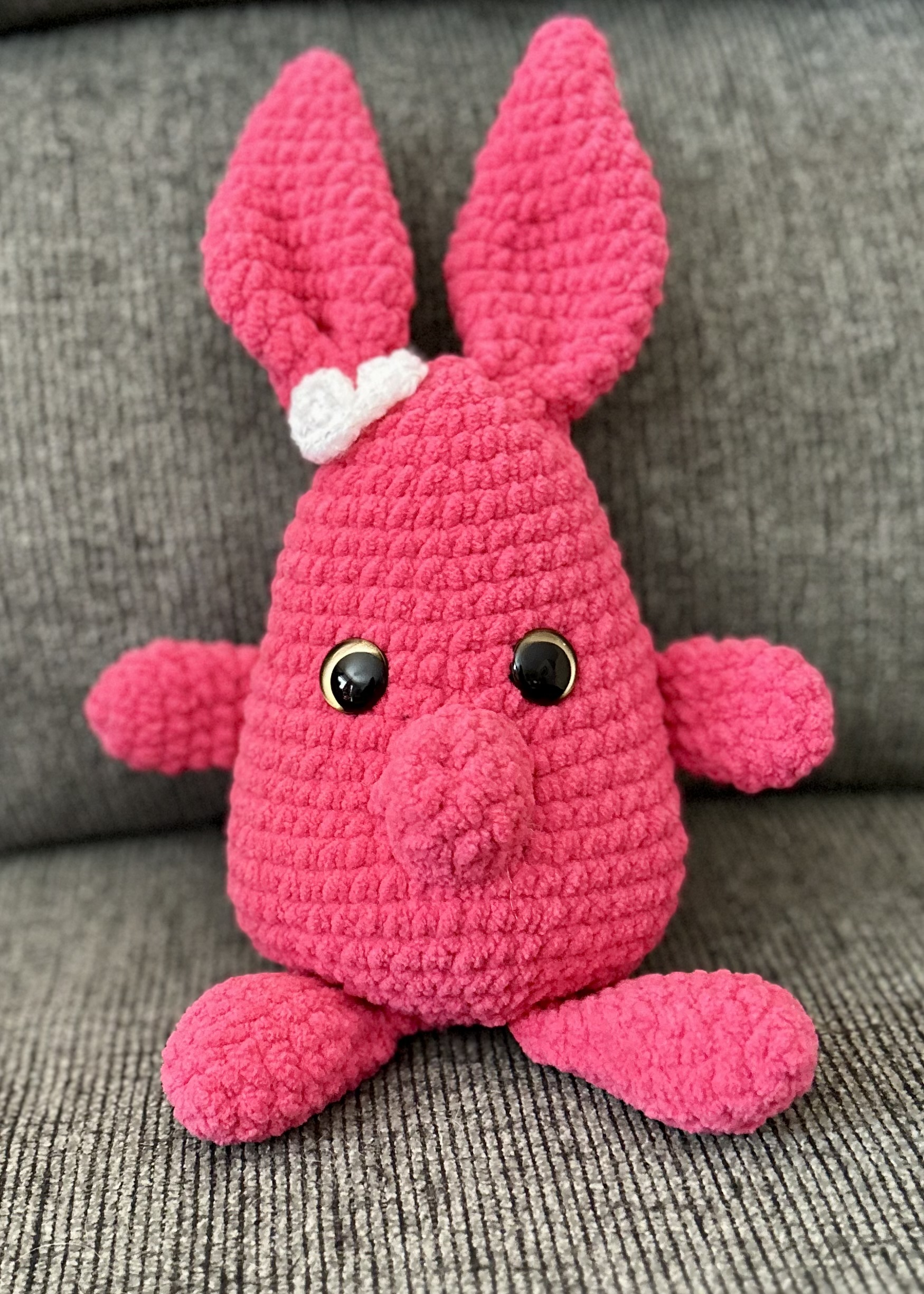 Handcrafted Dark Pink - crochet