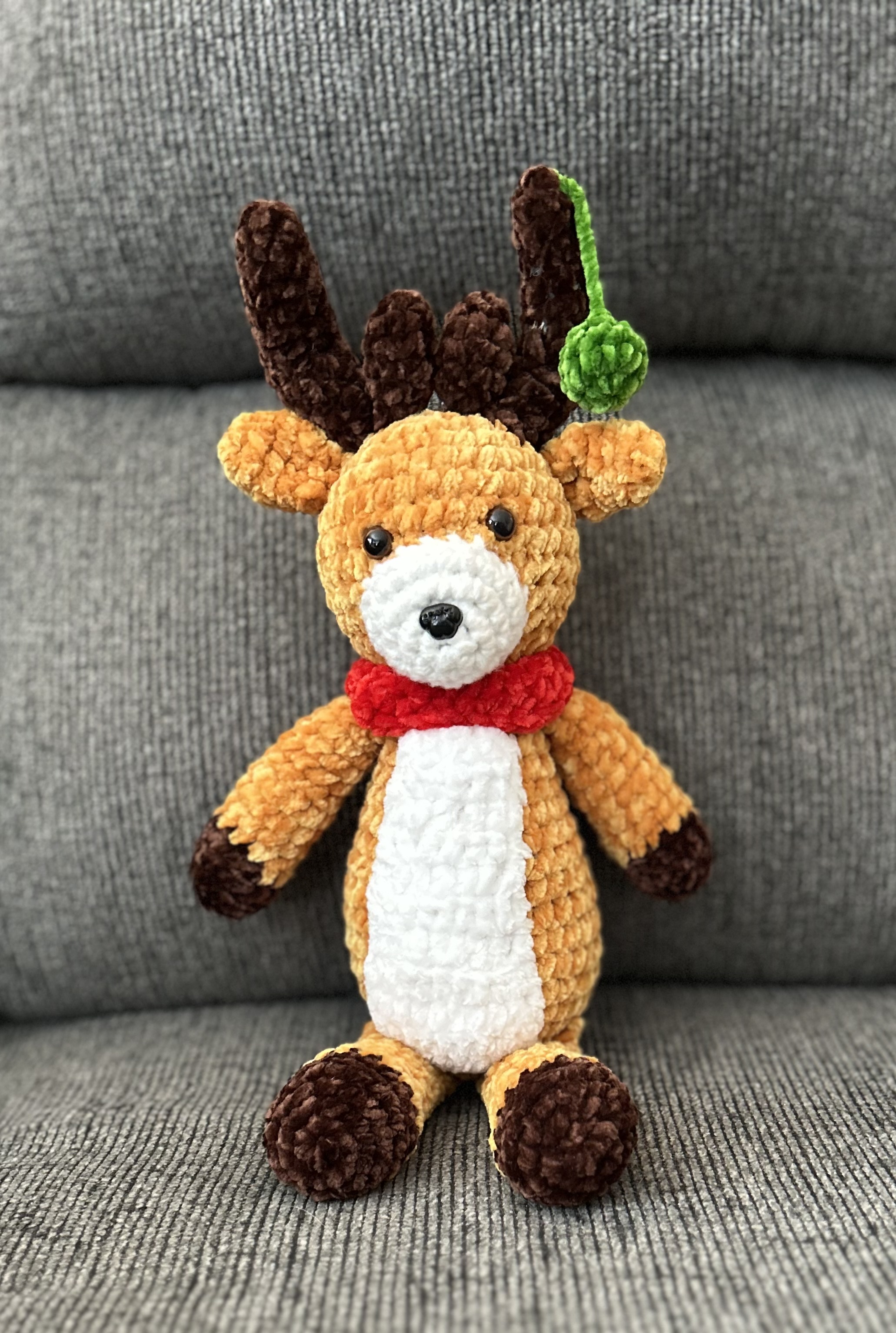 Handcrafted Reindeer crochet