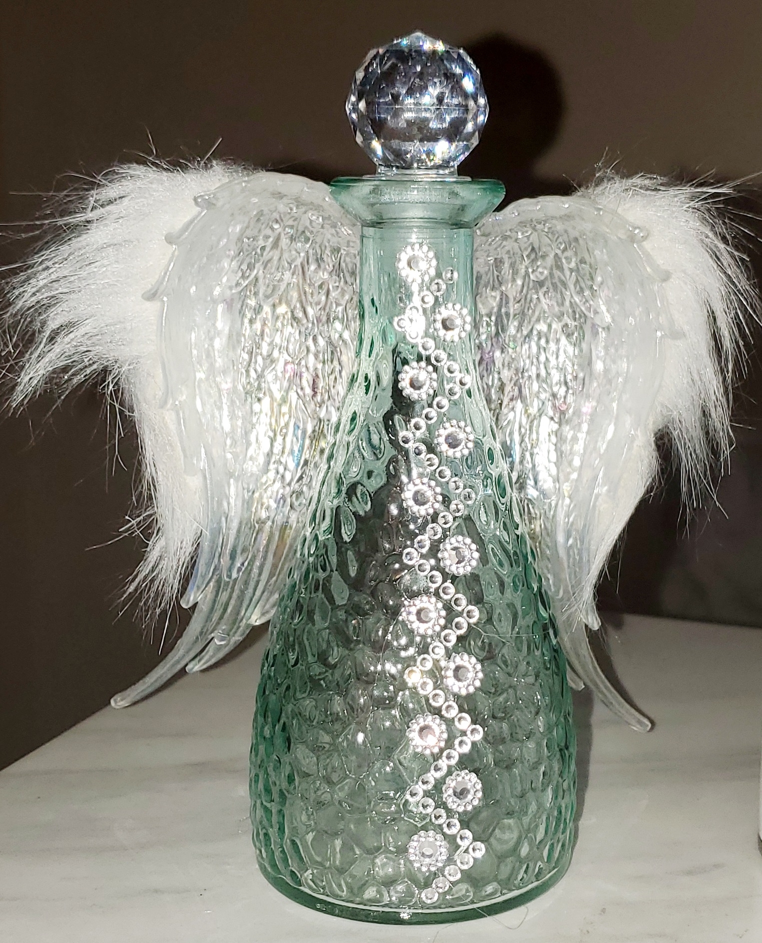 Angel Wings Bottle Decor - Multiple Colors Available