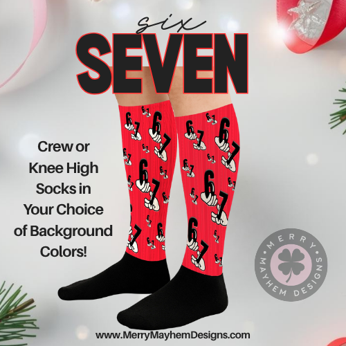 Six Seven Knee High Socks