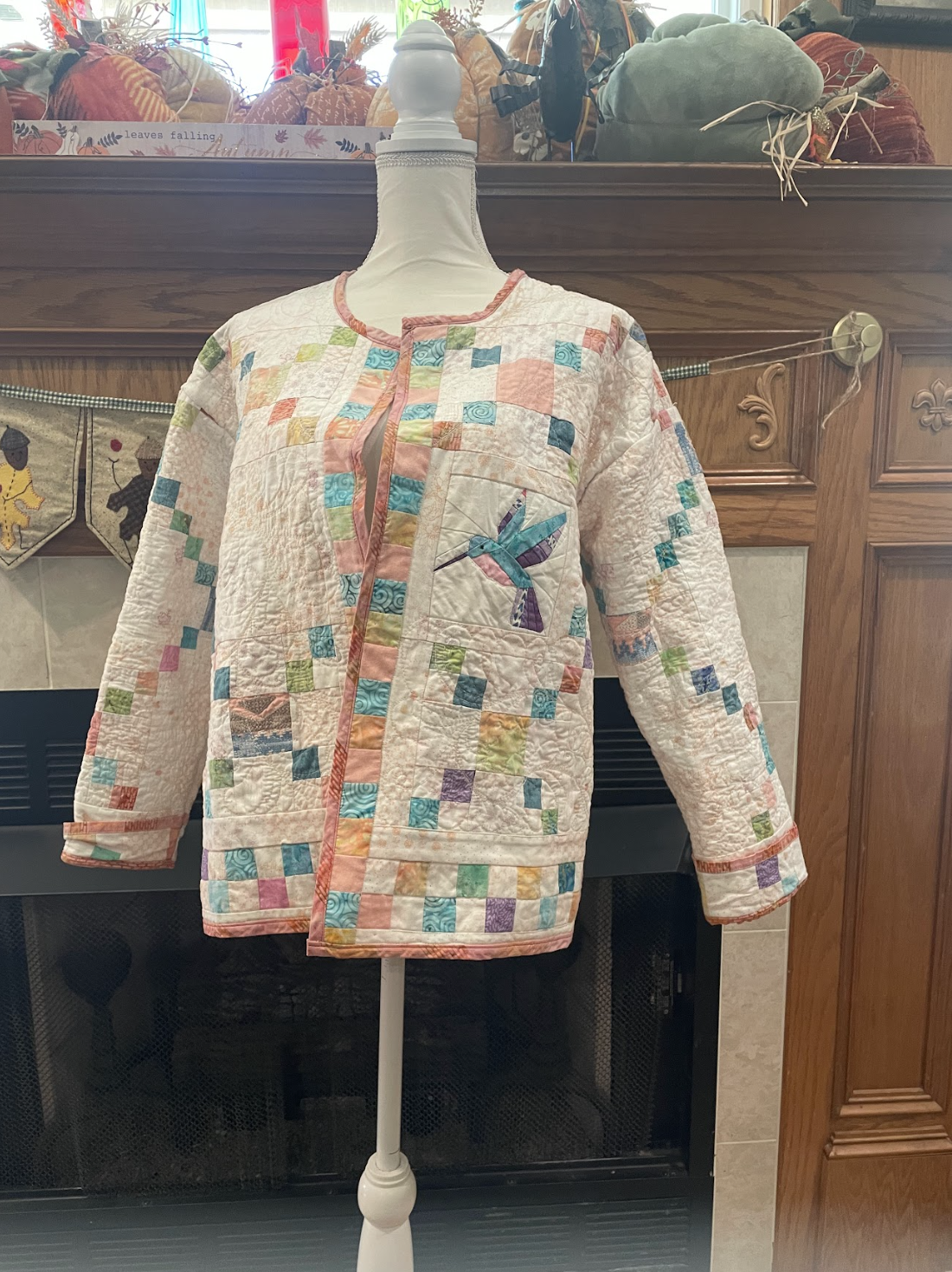 Blue/Yellow Vintage Patchwork