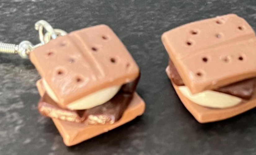 S'mores Earrings