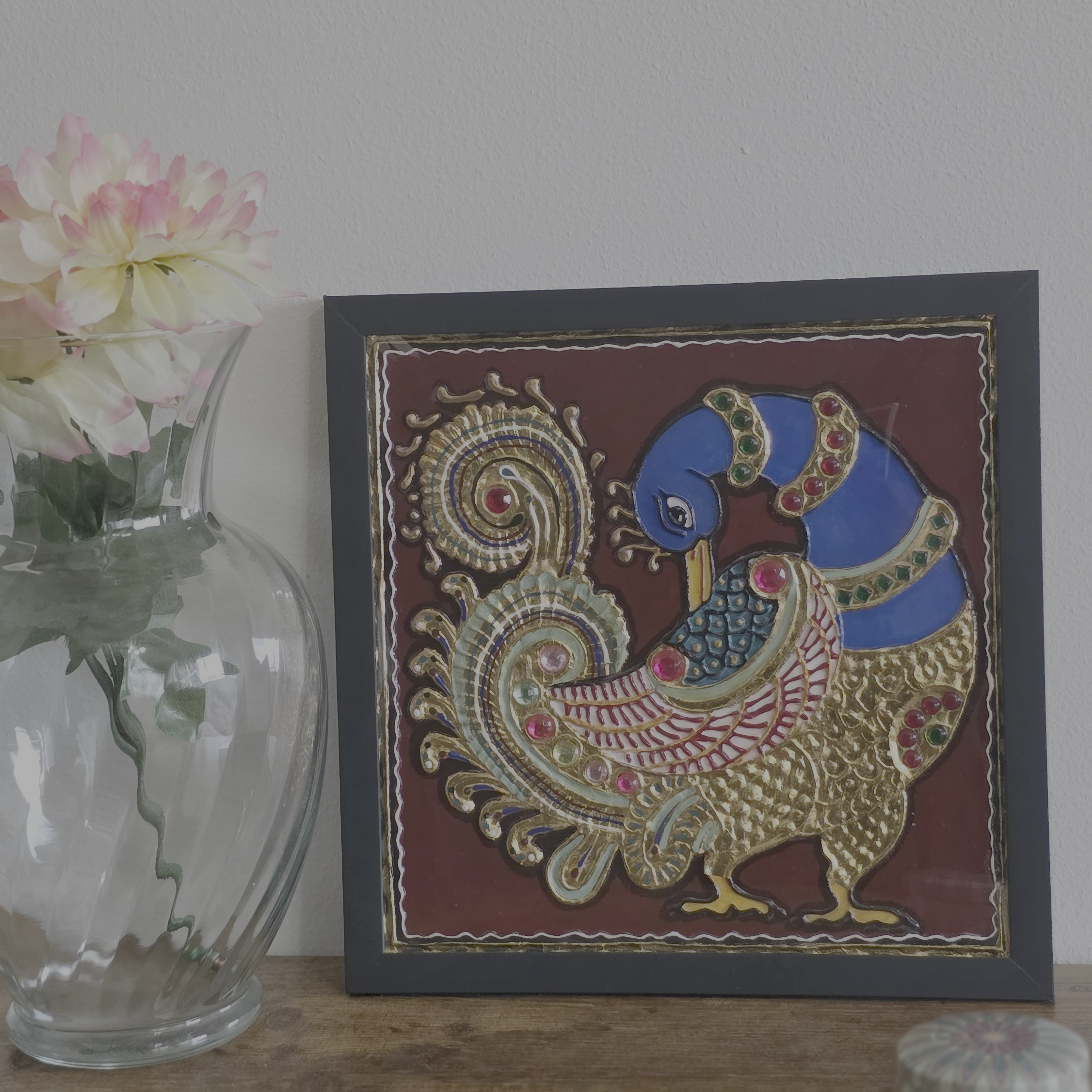 Peacock Tanjore Painting