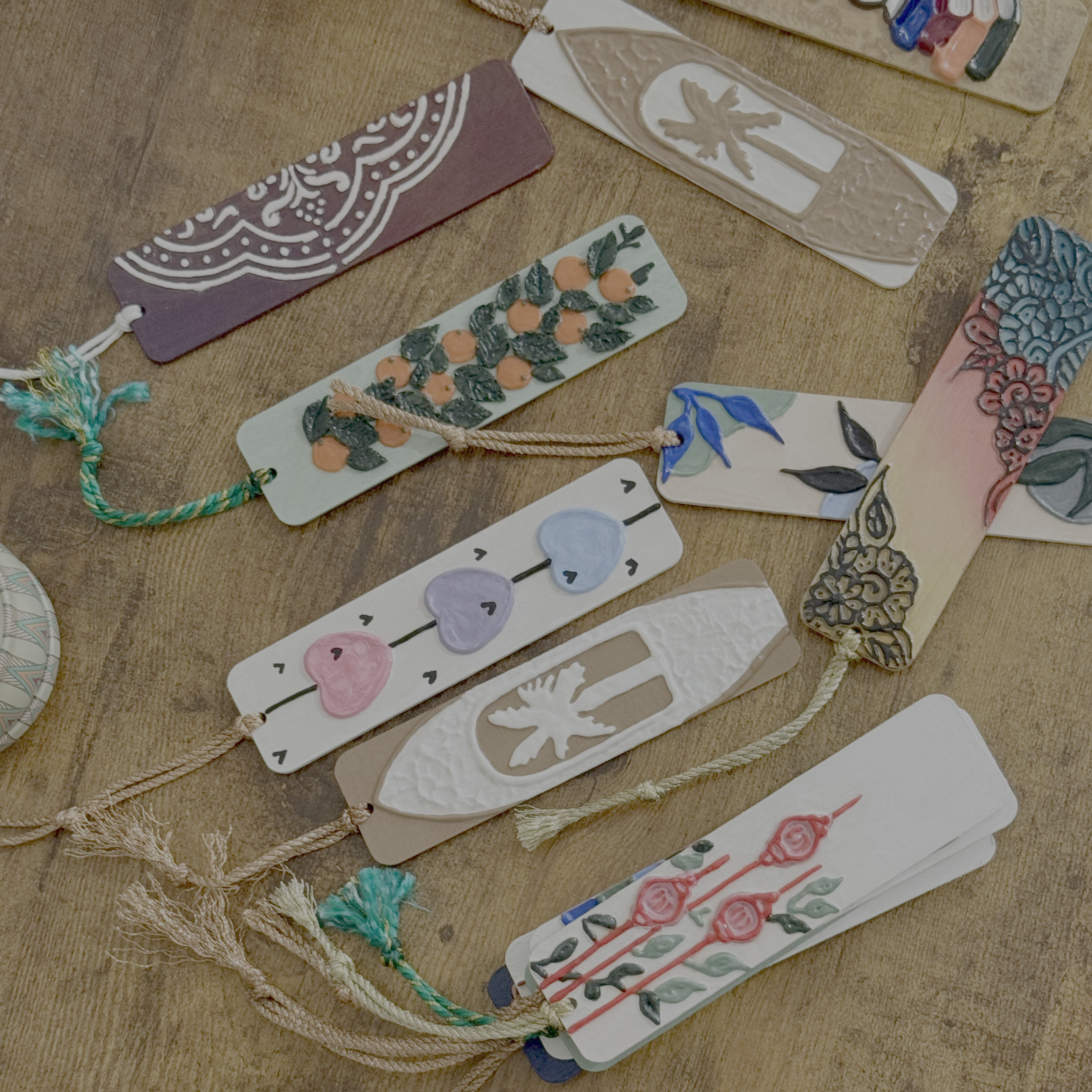 Textured Bookmarks - Customizable Options Available