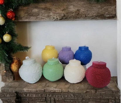 Christmas Ornament Bulb Candles