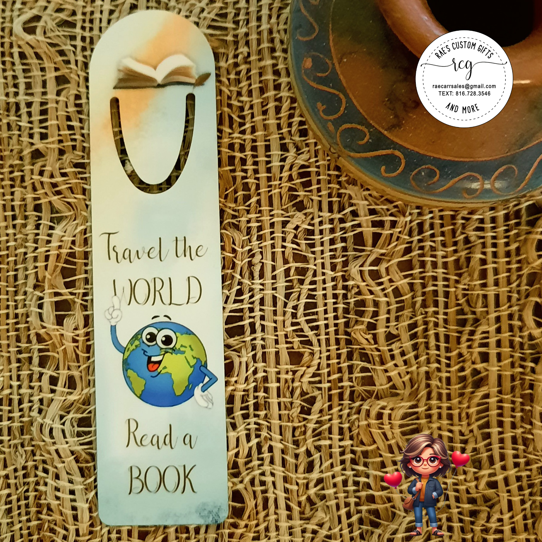 Custom Aluminum Bookmark