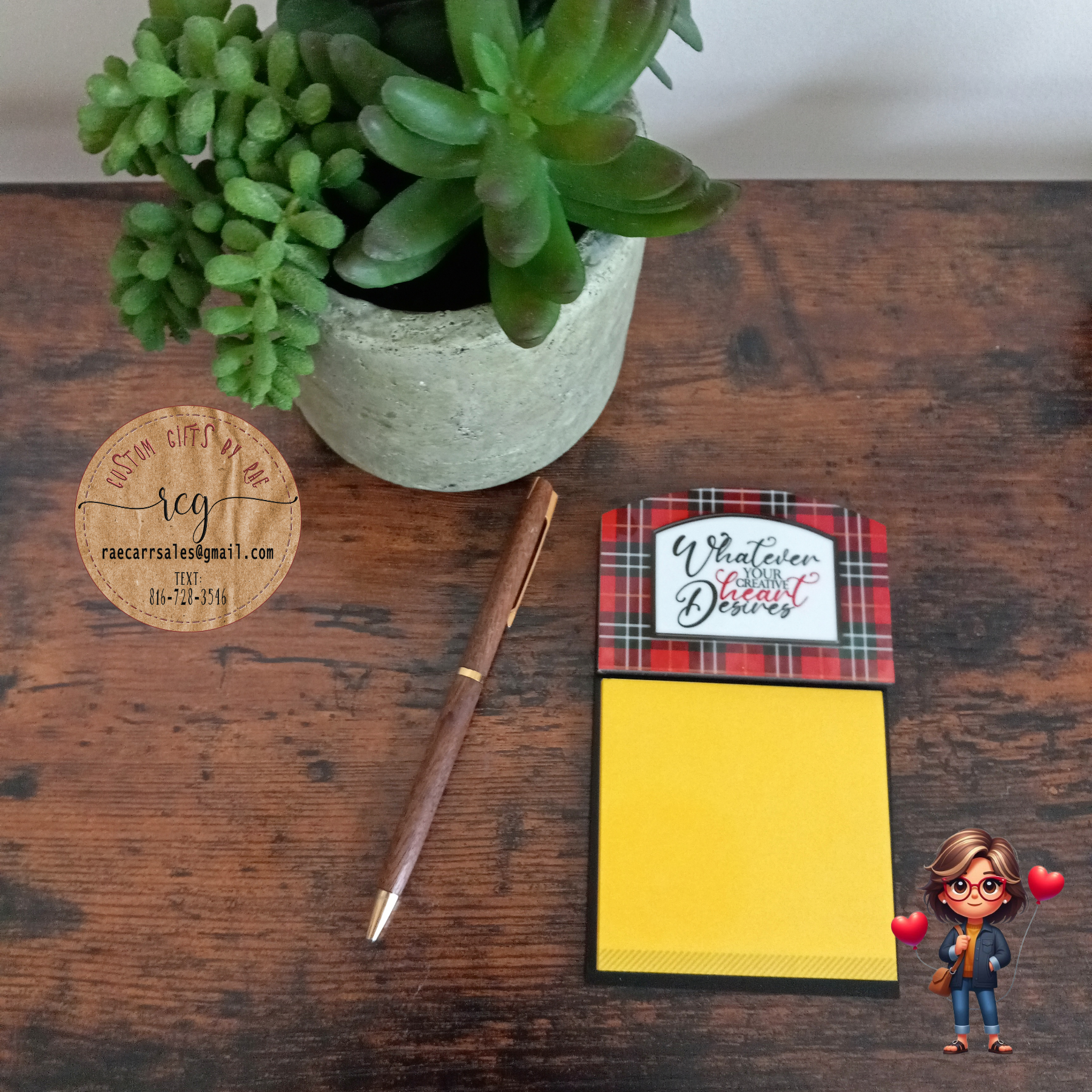 Custom Printed Sticky Note Holders